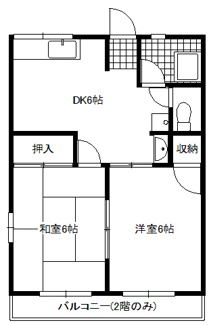 【間取り】 | シティハイムウメハラ