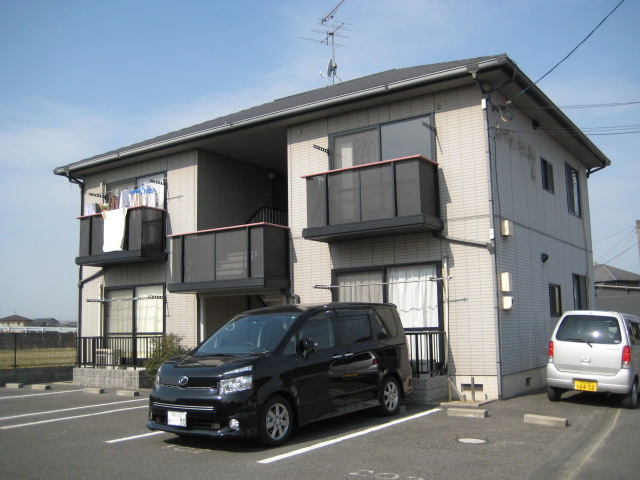 都窪郡早島町前潟のアパートの外観