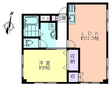 エトワール美住の間取り