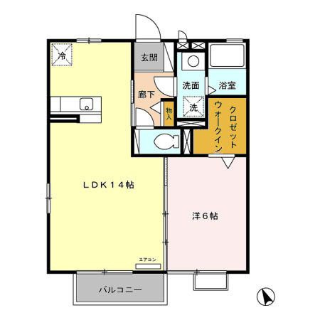 【間取り】 | グランドソレーユ　C