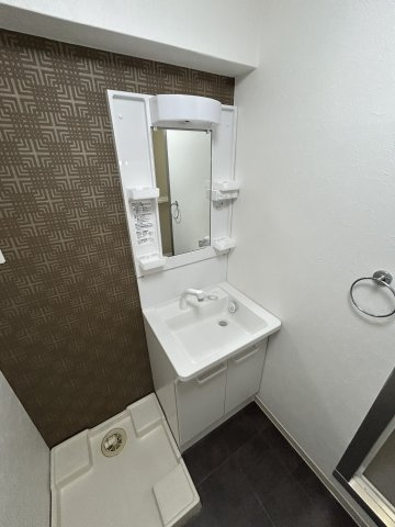 パークロッジの独立洗面台