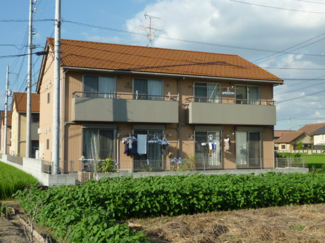 倉敷市片島町のアパートの外観