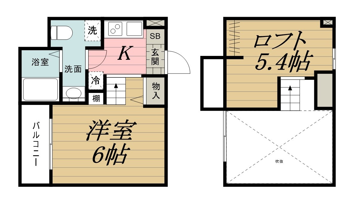 コンフォール千葉の間取り