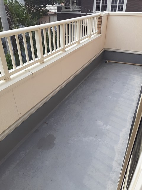 ソレイユDのバルコニー