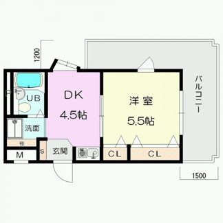 【間取り】 | エスポワール園田II