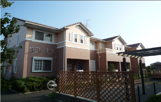 アジュールＡの外観|外観は落ち着いています