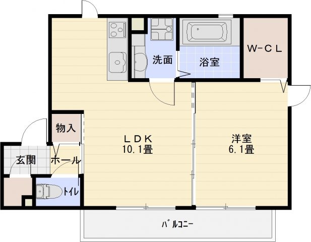 サンハイム安堂の間取り