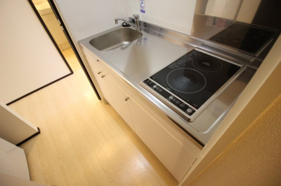 【キッチン】 | レオネクストかぐや | ☆ＩＨコンロ1口＆ラジエントヒーター1口付☆