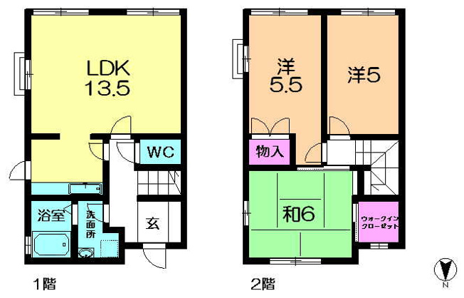 【間取り】 | 吉村メゾネット