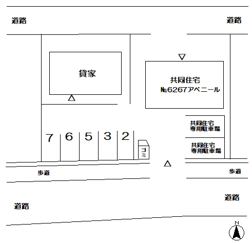 【間取り】 | Ｈモータープール