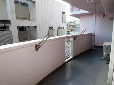 【バルコニー】 | レジデンスコスモスⅡ | 別部屋　現況優先