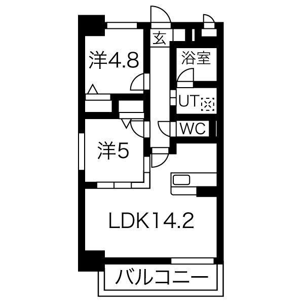 MISTRAL姫路駅前の間取り