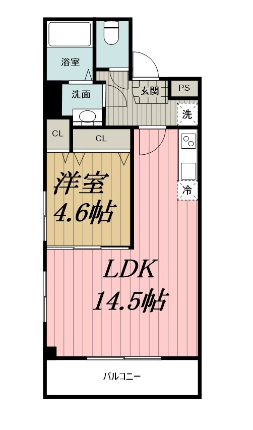 富士見Nameki Mansionの間取り