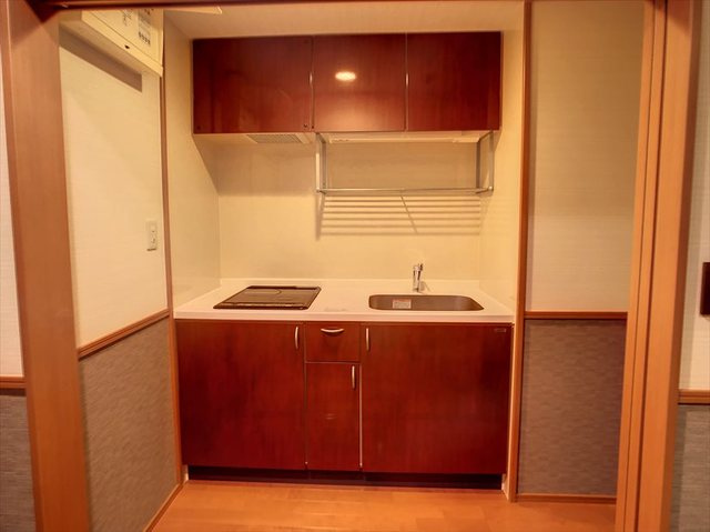 Grand E'terna 福岡天神橋のキッチン|Ｇｒａｎｄ　Ｅ’ｔｅｒｎａ福岡天神橋（1K）キッチン