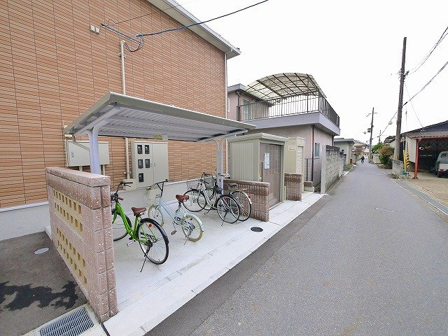 グレースのその他共用部分|自転車置き場です