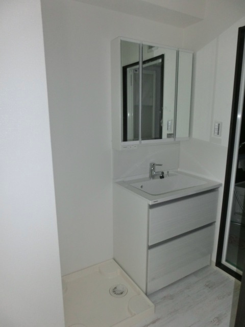 大阪市淀川区三津屋北１丁目の賃貸マンションの独立洗面台