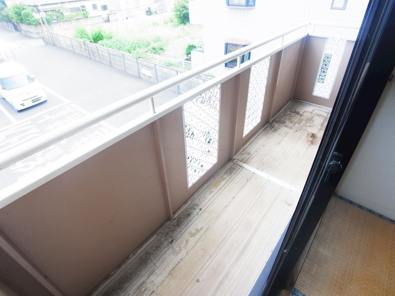 パールハイツ海老原38のバルコニー
