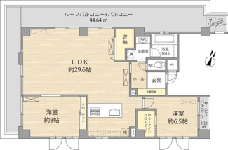 【間取り】 | ウエストヒル御影城ノ前