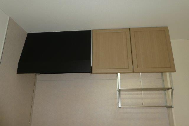 ラピュータ大島Ｂのキッチン|キッチン上収納