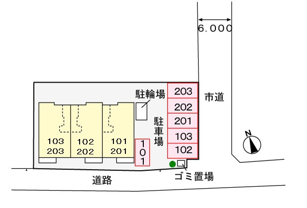 サンクレスト明光の区画図