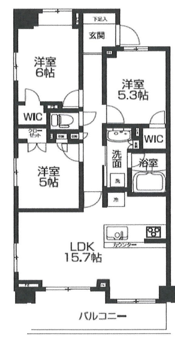 レアシス津田沼前原の丘の間取り