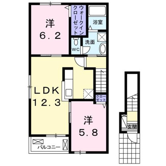 【間取り】 | エスポワールｕ
