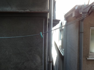 【展望】 | 岡田荘 | 岡田荘　和室６帖の物干しがある側の景色