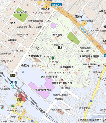 【地図】 | ビューラ北Ａ