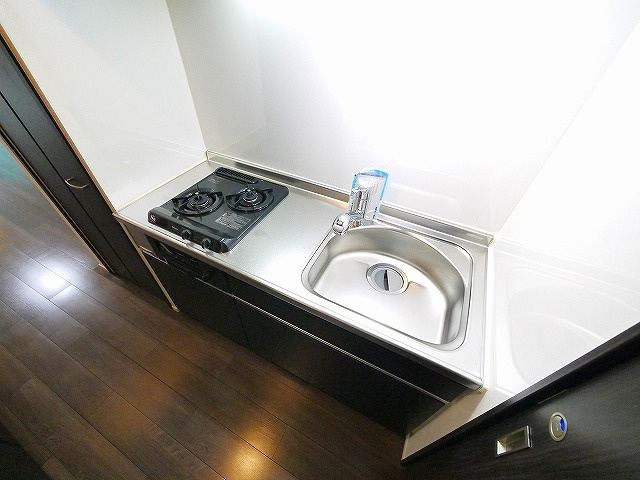 ベル　ソンジュのキッチン|ガスコンロ2口付きで便利