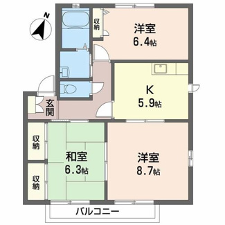 【間取り】 | リバーサイド忠岡
