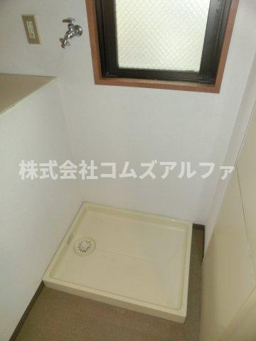 ピュアパレス横浜の設備|ピュアパレス横浜　洗濯機置場