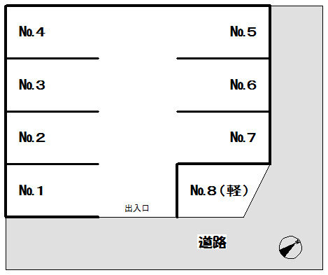 寺崎駐車場の間取り