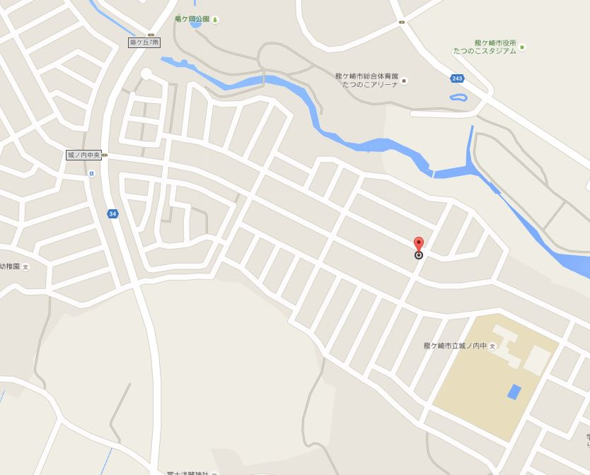 寺崎駐車場の地図