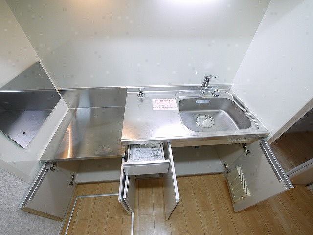 ファミールⅡのキッチン|きれいなキッチンです