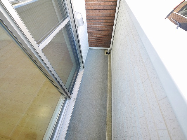 ファミールⅡのバルコニー|陽当たり良好なバルコニーです