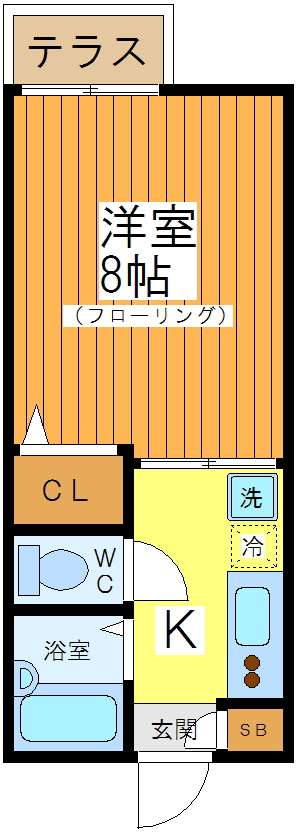 世田谷区松原２丁目のアパートの外観