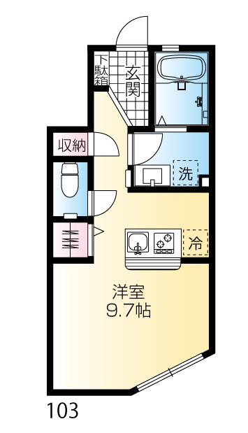 フレシール野方の間取り