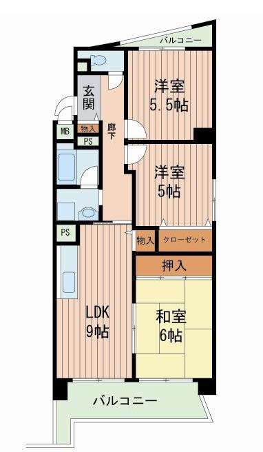 エスポワールの間取り