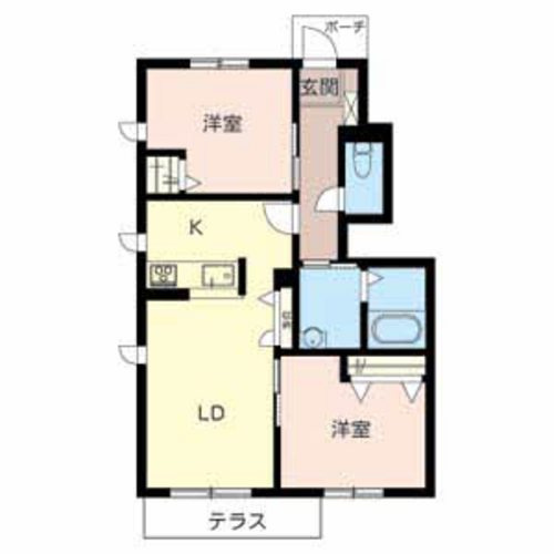 シャーメゾン琴里の間取り