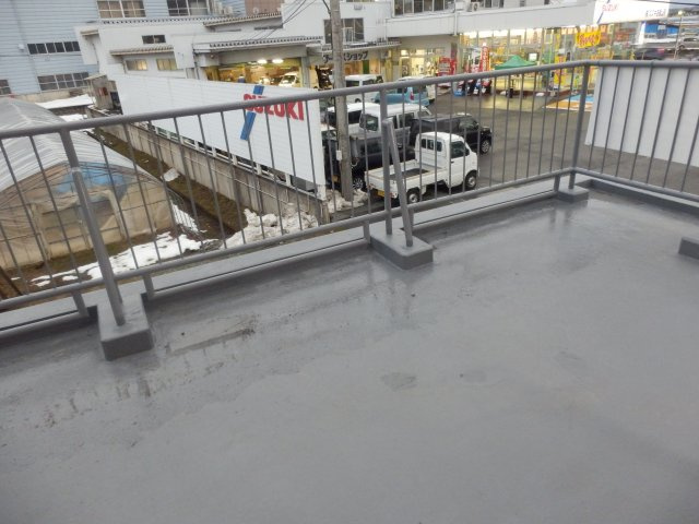 コーポ穂積Bのバルコニー