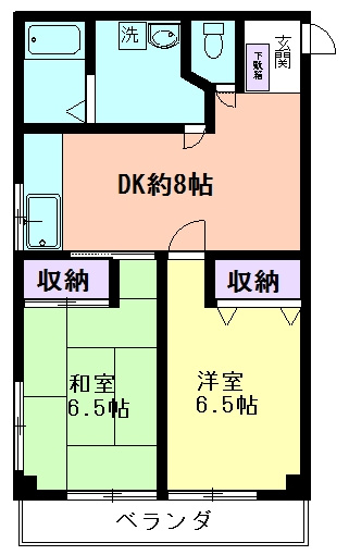 第二桜台マンションの間取り