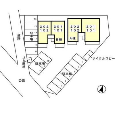 【区画図】 | クレアールＡ | クレアール