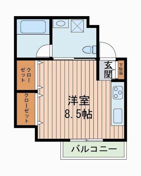 フロンティアゲート淀川の間取り