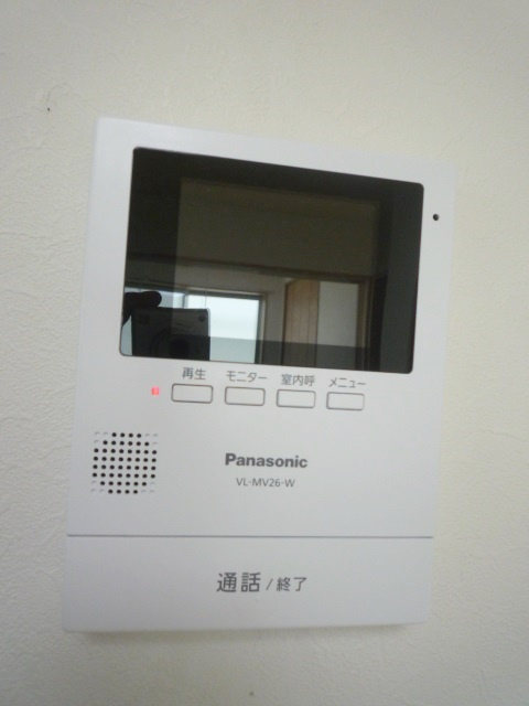 ハイツ・レイのセキュリティ|TVモニタ付インターホン