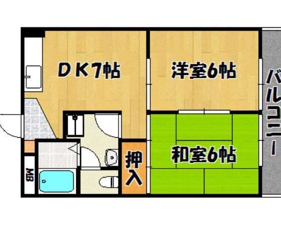 メゾン池上3の間取り