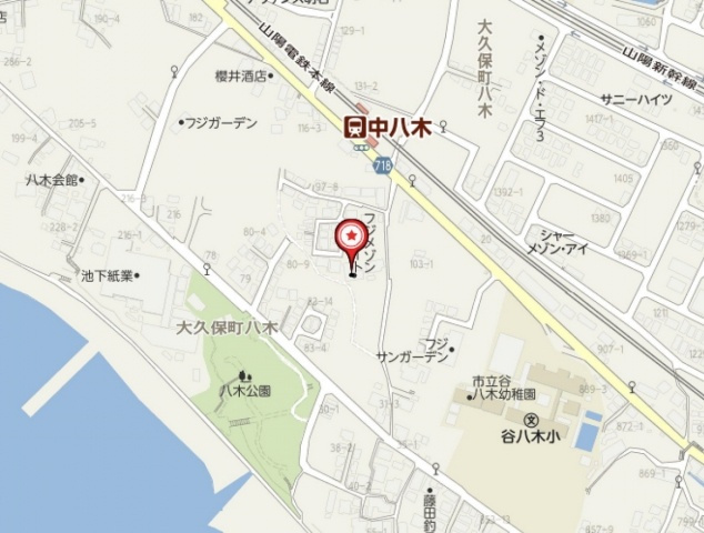 フジメゾンコートの地図