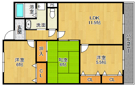 HAPUNA高石の間取り|HAPUNA高石