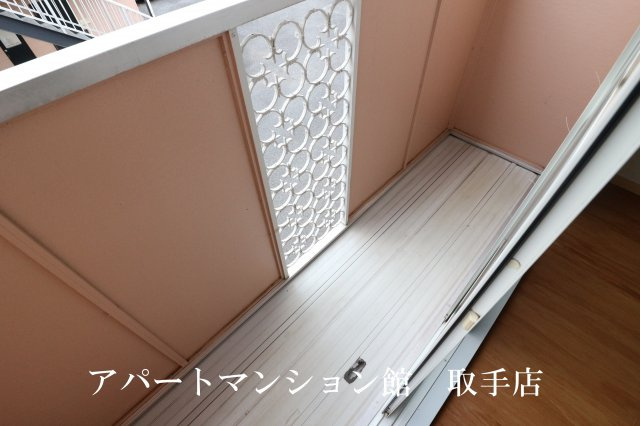 コーポウィスタリアＢのバルコニー