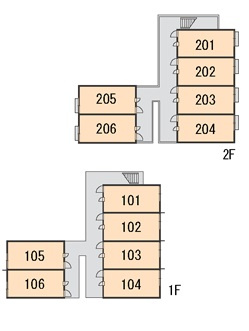 【区画図】 | TOUGH | 間取配置図