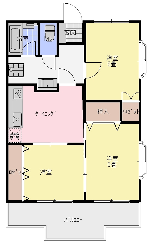 ホワイトプラザVの間取り|ホワイトプラザⅤ